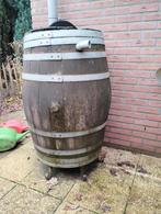 Regenton van oud wijnvat, 150 liter of meer, Ophalen, Gebruikt, Hout