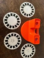Viewmaster met 4 schijfjes, Verzamelen, Ophalen, Zo goed als nieuw