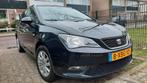 Seat Ibiza 1.2 63KW ST 2014 Zwart, Auto's, Voorwielaandrijving, Stof, Zwart, Origineel Nederlands