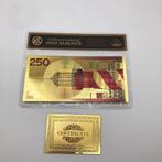 Nieuw! Een Prachtig Goud 250 Gulden Biljet (Met Certificaat), Postzegels en Munten, Bankbiljetten | Nederland, Ophalen of Verzenden