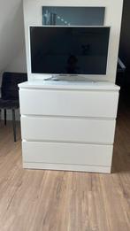 Ikea Malm 3 lade kast wit, Huis en Inrichting, Kasten | Ladekasten, Ophalen, 50 tot 100 cm, Zo goed als nieuw, 3 of 4 laden