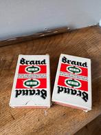 2x Brand bier kaartspel, Verzamelen, Biermerken, Ophalen of Verzenden, Gebruikt, Overige typen, Brand