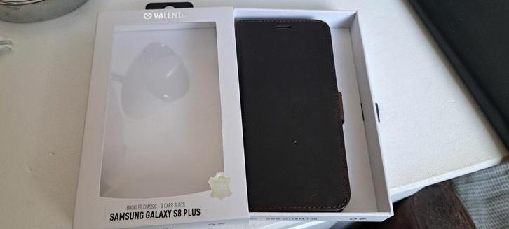 Bruin lederen hoesje Samsung Galaxy S8 plus, Telecommunicatie, Mobiele telefoons | Hoesjes en Frontjes | Apple iPhone, Ophalen of Verzenden