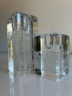 Set 2 Iittala Arkipelago Glas Kandelaars Timo Sarpaneva, Ophalen of Verzenden, Zo goed als nieuw, Overige materialen, Minder dan 25 cm