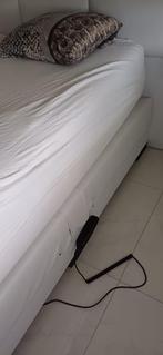 Gratis af te halen: Boxspring 90 x 200 met elekt lattenbodem, Ophalen, 90 cm, Eenpersoons, Zo goed als nieuw
