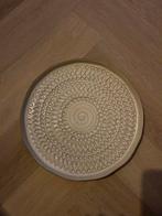 Beige Stenen Dienblad - Diameter 29 cm, Ophalen of Verzenden, Zo goed als nieuw, Rond, Overige materialen