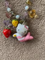 Leuke kralenketting met Hello Kitty, Sieraden, Tassen en Uiterlijk, Ketting, Gebruikt, Ophalen of Verzenden, Overige kleuren