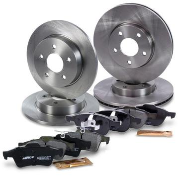 4 remschijven + remblokken rondom VW Volkswagen Golf 4 IV beschikbaar voor biedingen