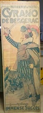 Poster Cyrano de Bergerac op hout., Ophalen, Gebruikt