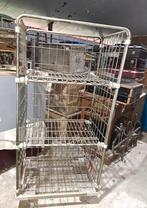 Kar karren industriele fabriekskarren decoratie, Antiek en Kunst, Curiosa en Brocante, Ophalen