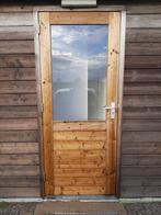 Vurenhouten deuren, Doe-het-zelf en Verbouw, Ophalen, 80 tot 100 cm, 200 tot 215 cm, Hout