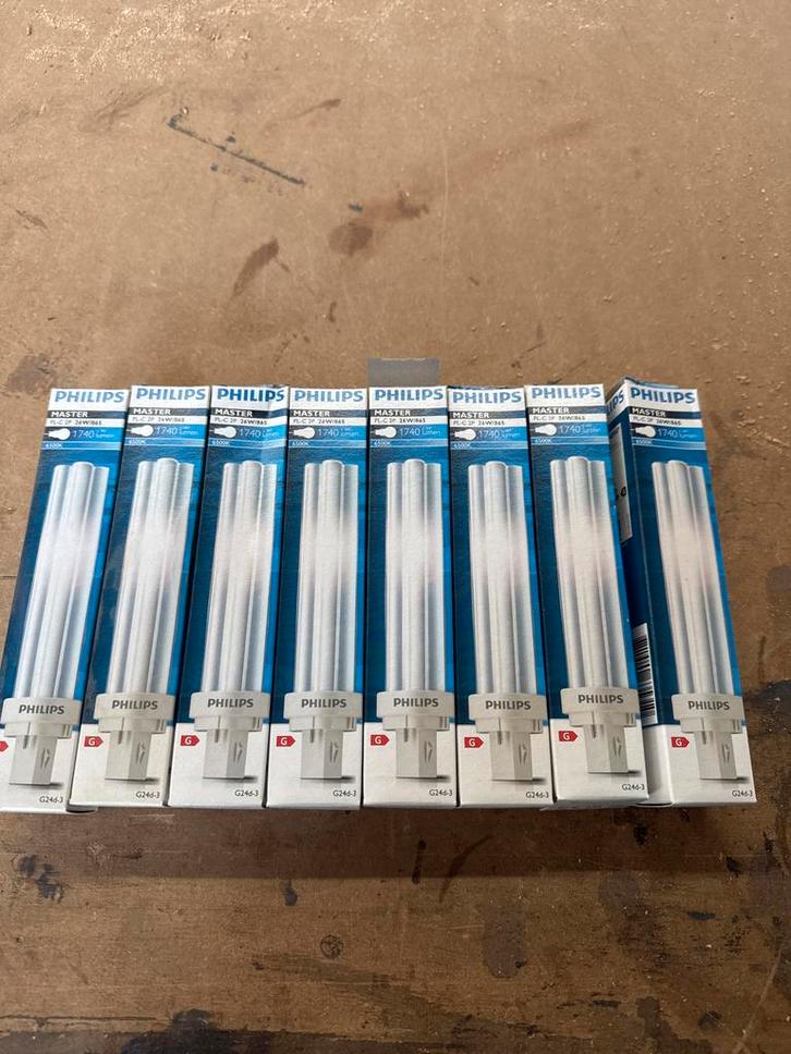 8x Philips Master PL-C 2P 26W/865 Lamp, Huis en Inrichting, Lampen | Losse lampen, Nieuw, Overige typen, Ophalen