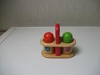 Peper en zout van hout voor in speelkeukentje, Kinderen en Baby's, Speelgoed | Houten speelgoed, Ophalen of Verzenden, Gebruikt