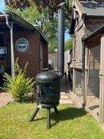 Te koop tuinhaard met ruitjes gasfles houtkachel kapschuur, Ophalen, Hademo@telfort.nl, Amer 2 7333 lp apeldoorn, Nieuw