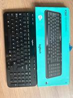Logitech K360 Draadloos Toetsenbord, Computers en Software, Toetsenborden, Multimediatoetsen, Ophalen of Verzenden, Zo goed als nieuw