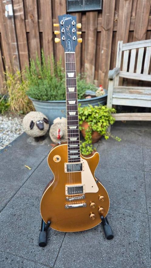 Gibson Les Paul Standard 50s Goldtop, Muziek en Instrumenten, Snaarinstrumenten | Gitaren | Elektrisch, Zo goed als nieuw, Solid body