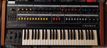 Crumar Composer 4-in-1 analoge polysy/strings  vintage rare beschikbaar voor biedingen