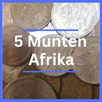5 Munten Uit Afrika, Postzegels en Munten, Munten | Afrika, Setje, Ophalen of Verzenden, Overige landen