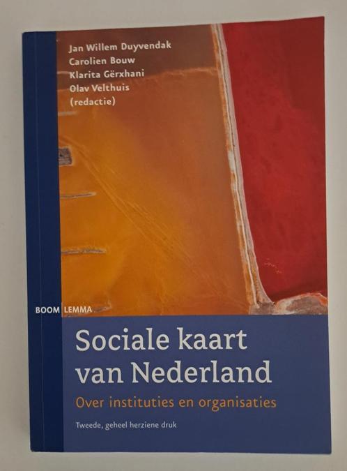 Boek - Sociale kaart van Nederland, Boeken, Schoolboeken, Zo goed als nieuw, Overige niveaus, Ophalen of Verzenden