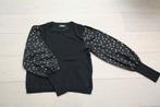 Mooie zwarte trui met gouden glitter op de mouwen, maat S, Only, Zwart, Ophalen of Verzenden, Zo goed als nieuw
