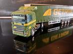 Tekno scania met Getron oplegger, Hobby en Vrije tijd, Gebruikt, Ophalen of Verzenden, Bus of Vrachtwagen, Tekno