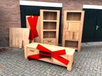 Gestoomd massief eiken set, Huis en Inrichting, Gebruikt, Ophalen