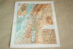 Originele oude kaart Palestina circa 1900 !!, Gelezen, Ophalen of Verzenden
