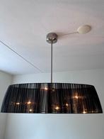 plafond lamp zwart organza met 8 lampjes, Stof, Ophalen of Verzenden