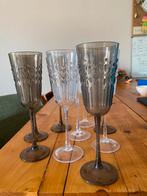 Plastic wijnglazen, 9 stuks, Ophalen, Gebruikt