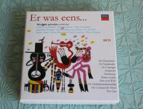 10cd box Er was eens - Muzikale sprookjes, Cd's en Dvd's, Cd's | Kinderen en Jeugd, Zo goed als nieuw, Overige typen, Ophalen of Verzenden