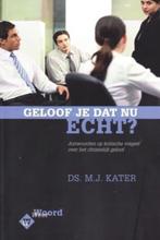Ds MJ Kater - Geloof je dat nu echt?, Ophalen of Verzenden, Zo goed als nieuw