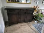 antiek donker eiken dressoir, Huis en Inrichting, Kasten | Dressoirs, Gebruikt, 150 tot 200 cm, Eikenhout, Met deur(en)