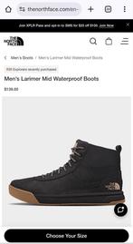 NIEUW!!! THE NORTH FACE Men’s Larimer Mid Waterproof Boots, Zwart, Boots, Nieuw, Ophalen of Verzenden