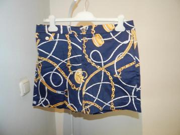 Lauren Ralph Lauren korte broek donker blauw ketting print M beschikbaar voor biedingen