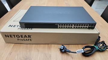 Prof. Managed Netgear ProSAFE Smart netwerkswitch GS728TP 28 beschikbaar voor biedingen