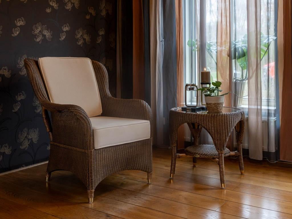 fauteuil Lloyd Loom Exeter, Huis en Inrichting, Fauteuils, Nieuw, Overige materialen, 50 tot 75 cm, 75 tot 100 cm, Ophalen of Verzenden