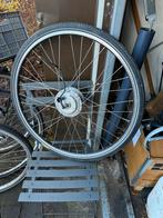 Voorwiel motor Saxonette 9 pins, Fietsen en Brommers, Fietsonderdelen, Ophalen of Verzenden, Gebruikt, Algemeen, Wiel