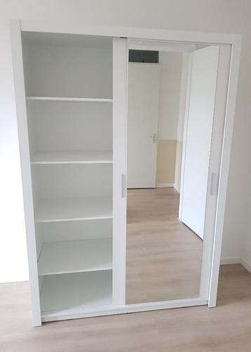 Kledingkast Vasto 120 Wit met spiegels, Inhoud MONTAGE 80 beschikbaar voor biedingen