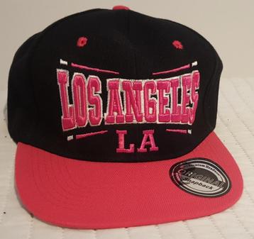 Los angeles pet cap zwart fuchsia dames petten petje la beschikbaar voor biedingen
