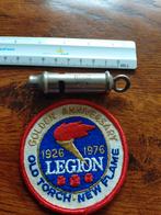 Scouting Fluitje & Embleem - Vintage Set, Ophalen of Verzenden, Gebruikt, Embleem, Speld of Insigne