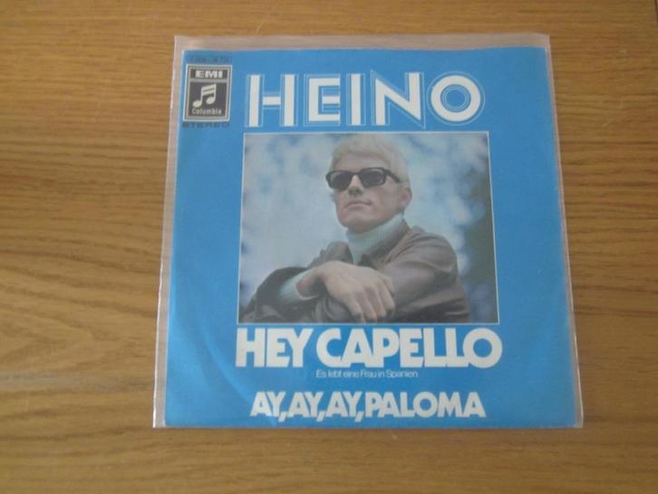 Heino - Hey Capello(Es Lebt Eine Frau In Spanien)1969 Single, Cd's en Dvd's, Vinyl Singles, Gebruikt, Single, Nederlandstalig