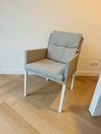 Set van 4 grijze tuinstoelen, Ophalen, Gebruikt, Kunststof