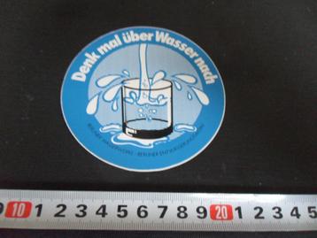 sticker Dank mal über Wasser nach   beschikbaar voor biedingen