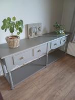 Nette landelijke sidetable, grijs ,2 meter lang, Huis en Inrichting, Tafels | Sidetables, 100 tot 150 cm, Ophalen of Verzenden
