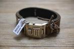 Buddha to Buddha Lederen armband met Zilveren sluiting 20CM, Sieraden, Tassen en Uiterlijk, Ophalen of Verzenden, Nieuw, Zwart
