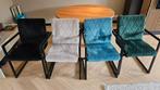 Mooie industriele eetkamerstoelen - Set van 4, Ophalen, Overige kleuren, Zo goed als nieuw, Metaal