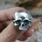 Skull ring - Dark Omen - 925 Zilver, Beyondthepaintingstudio@gmail.com, Nieuw, Dame of Heer, Zilver