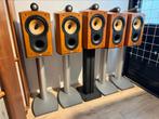 Mooie B&W 805N Nautilus Cherrywood Luidsprekers, Ophalen of Verzenden, Zo goed als nieuw, Bowers & Wilkins (B&W), 120 watt of meer