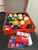 Heel goed in staat  poolballen, Sport en Fitness, Biljarten en Poolen, Ophalen of Verzenden, Zo goed als nieuw, Keu of Ballen
