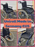 Degelijke inklapbare rolstoel duitse makelij , Uniroll., Gebruikt, Duitsland, Uniroll, Uniroll